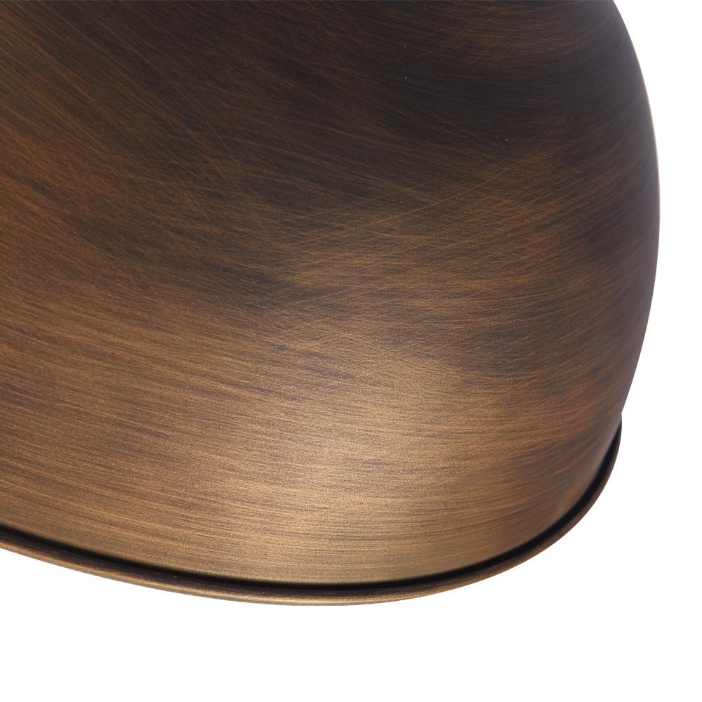 Ulven Industrial Metal Dome Pendant Light - Lamp Copper