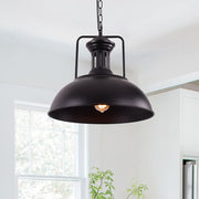 Ulven Industrial Metal Dome Pendant Light - Lamp Copper