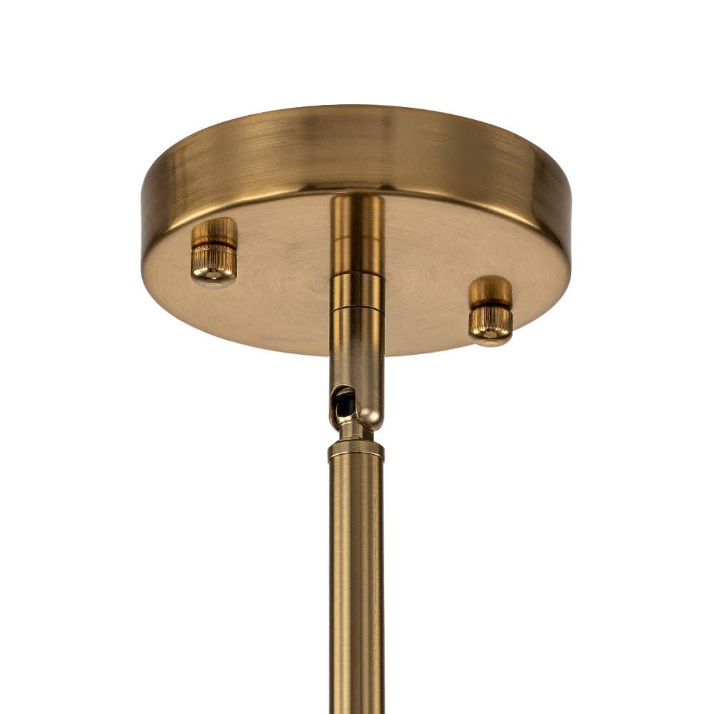 Zoruli Modern Sputnik Glass Chandelier - Lamp Copper