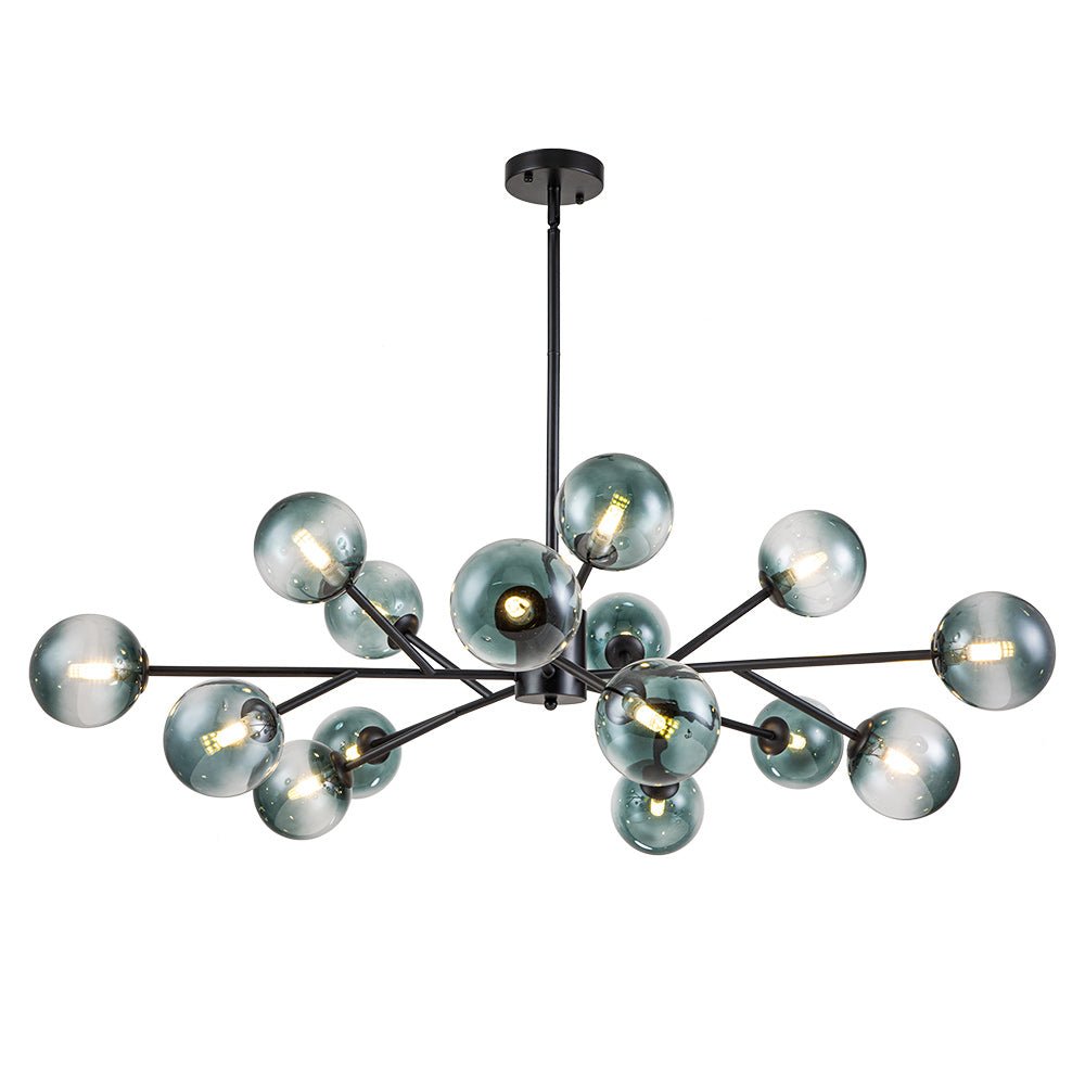 Nattli Glass Globe Bubble Chandelier - Lamp Copper