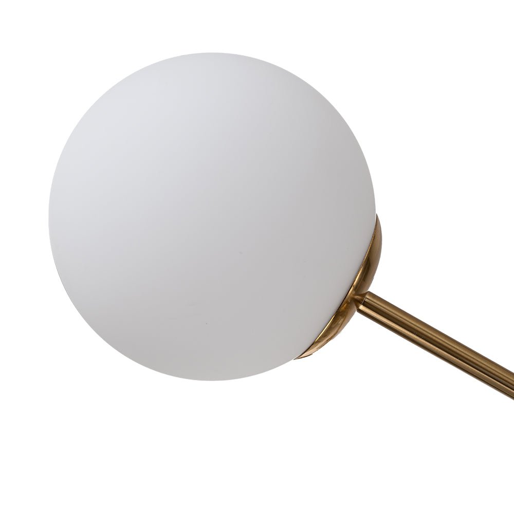 Zorion Frosted Sputnik Glass Chandelier - Lamp Copper
