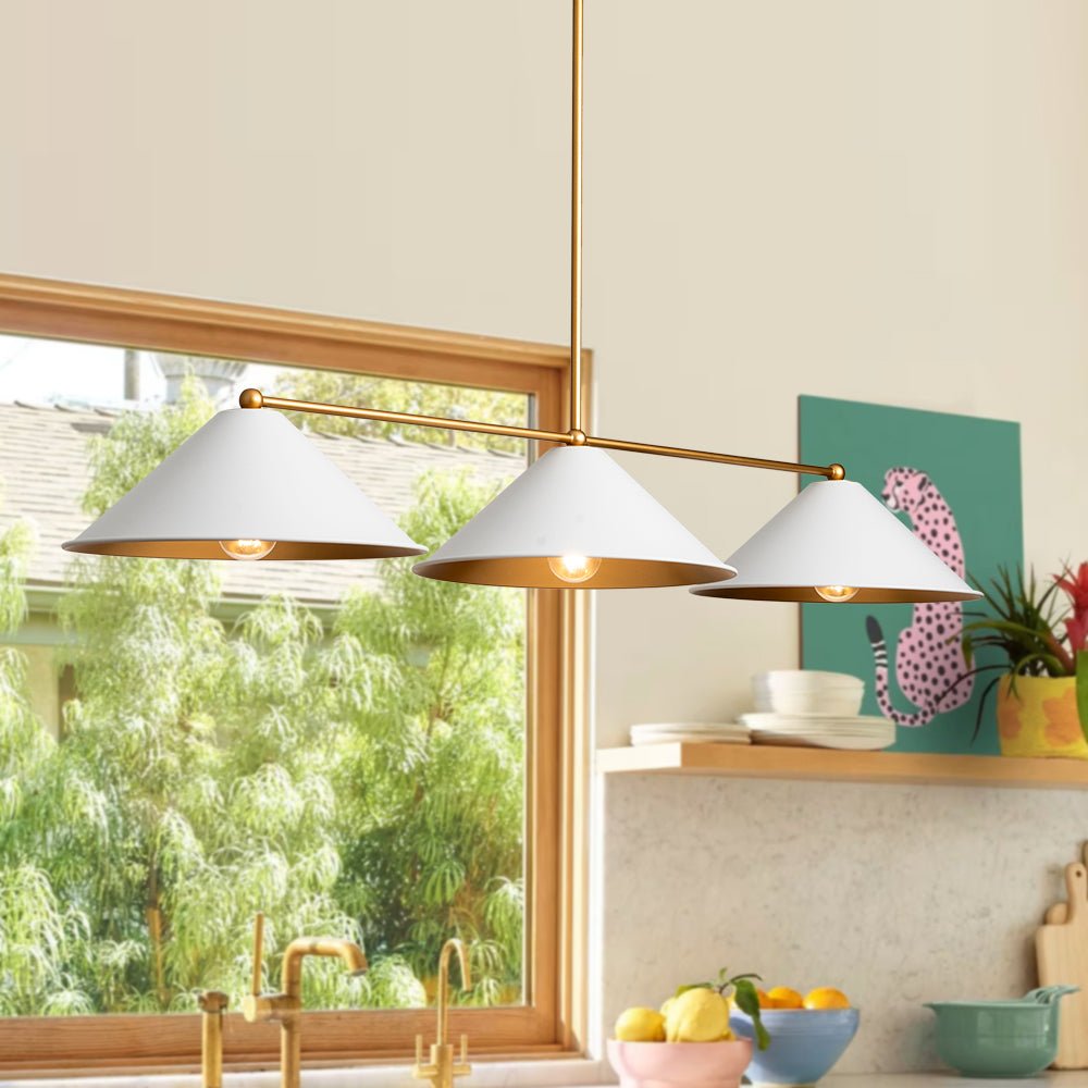 Rauduvix Black Cone Shade Metal Pendant - Lamp Copper