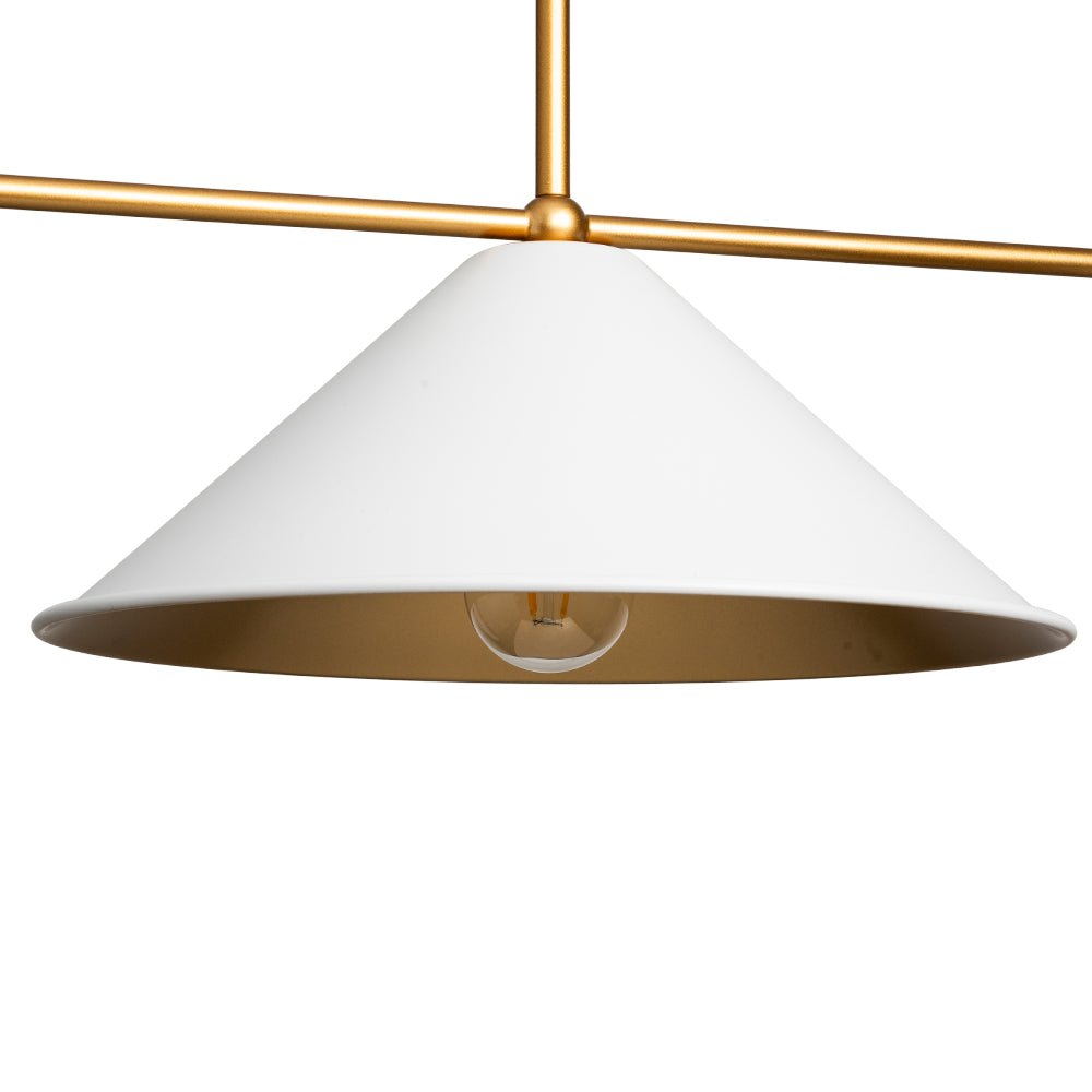 Rauduvix Black Cone Shade Metal Pendant - Lamp Copper