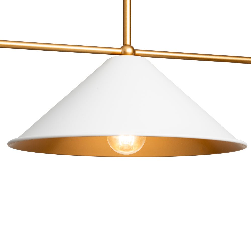 Rauduvix Black Cone Shade Metal Pendant - Lamp Copper