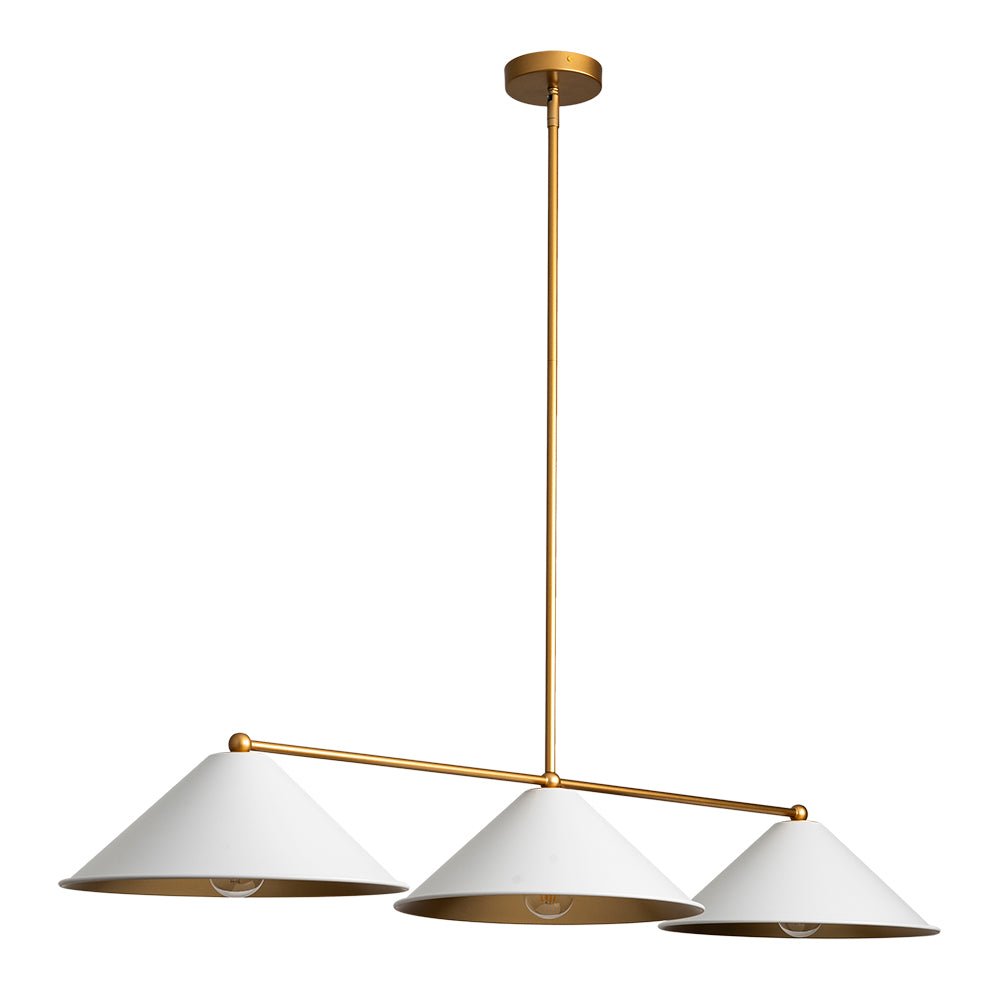 Rauduvix Black Cone Shade Metal Pendant - Lamp Copper