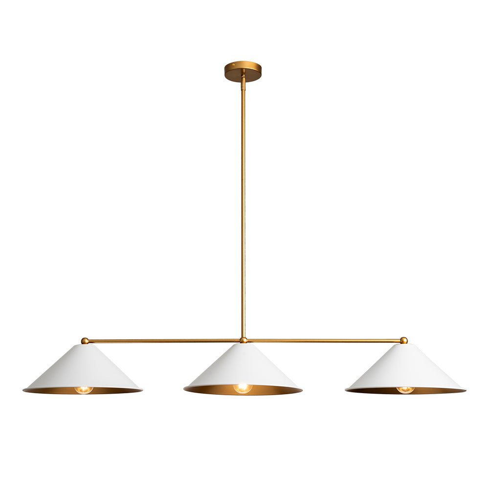 Rauduvix Black Cone Shade Metal Pendant - Lamp Copper