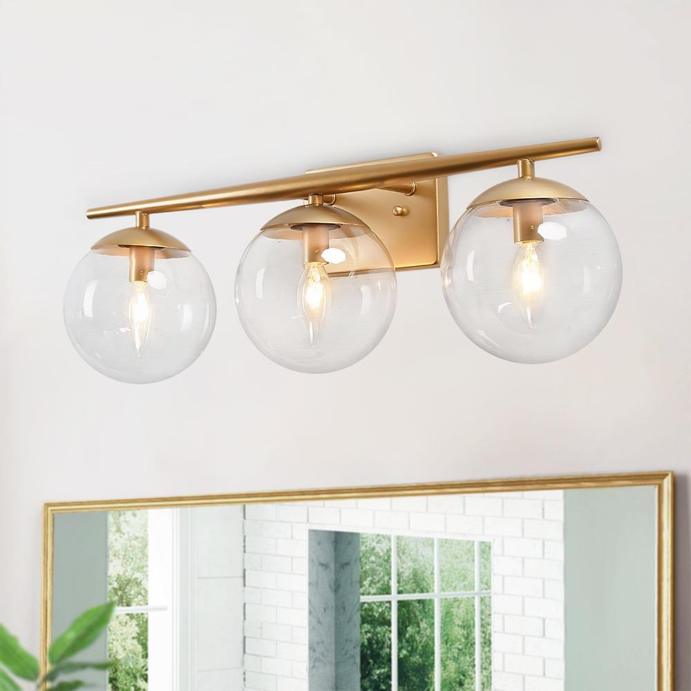 Tindur Globe Modern Metal Vanity Wall Light - Lamp Copper