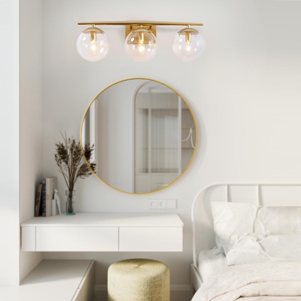 Tindur Globe Modern Metal Vanity Wall Light - Lamp Copper