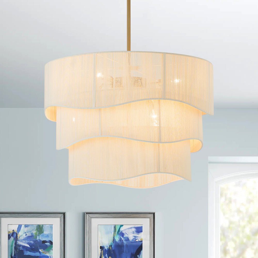 Lustia Traditional Metal Thread Pendant Light - Lamp Copper