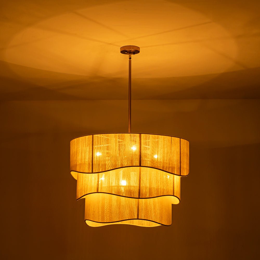 Lustia Traditional Metal Thread Pendant Light - Lamp Copper