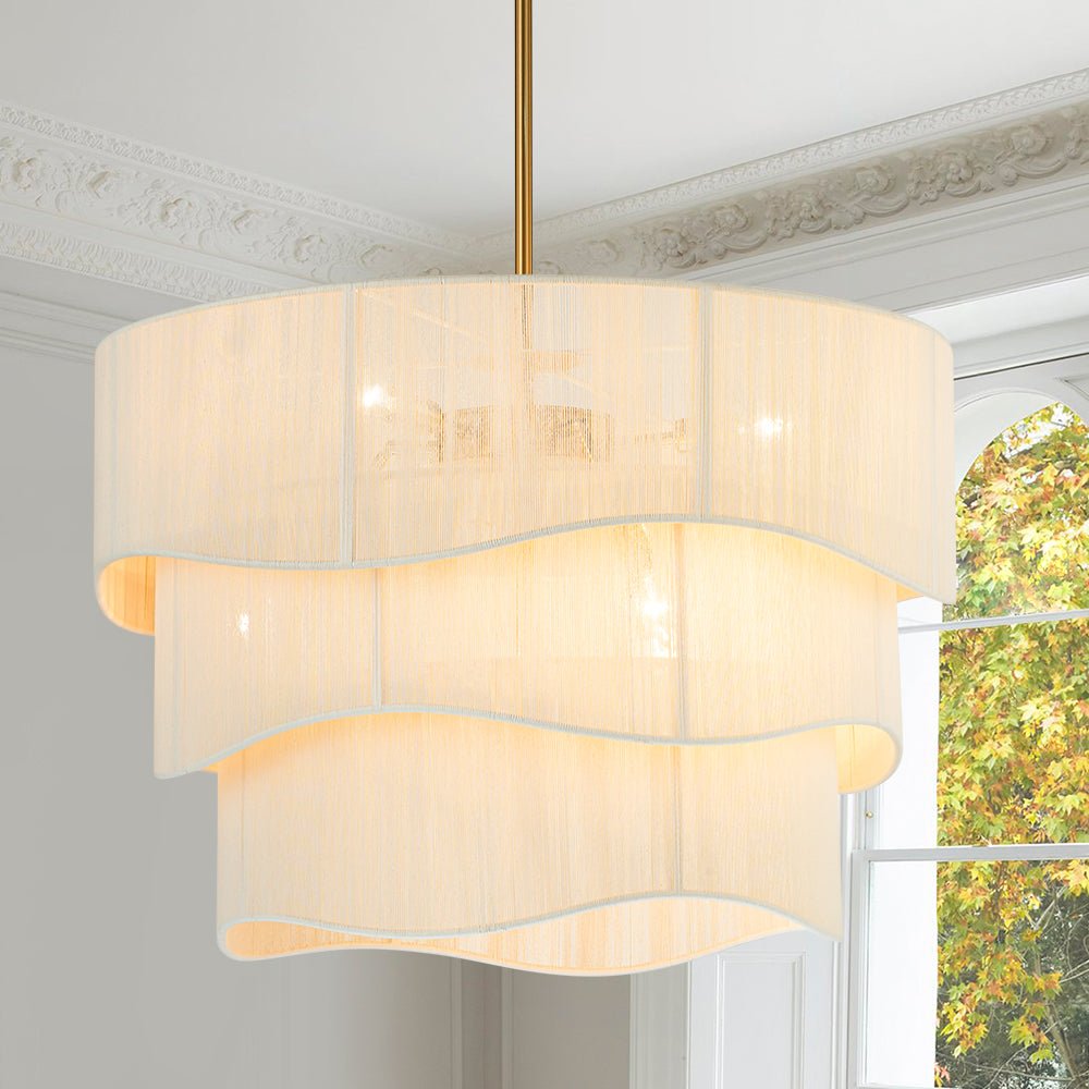 Lustia Traditional Metal Thread Pendant Light - Lamp Copper