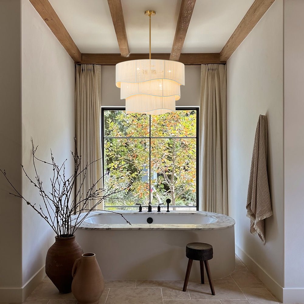 Lustia Traditional Metal Thread Pendant Light - Lamp Copper