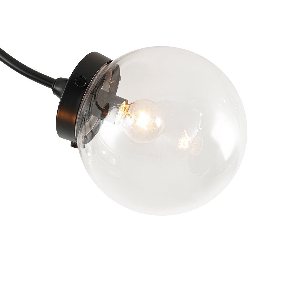 Ljomuva Bloom Globe Glass Semi Flush Mount Ceiling Light - Lamp Copper