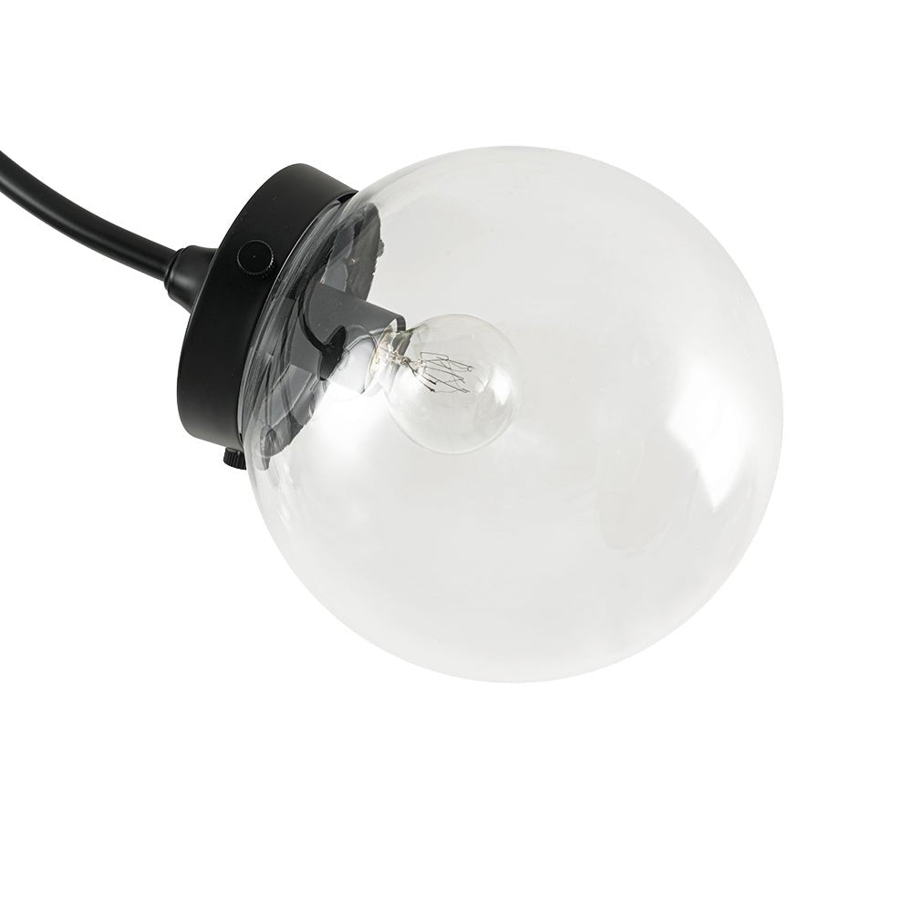 Ljomuva Bloom Globe Glass Semi Flush Mount Ceiling Light - Lamp Copper