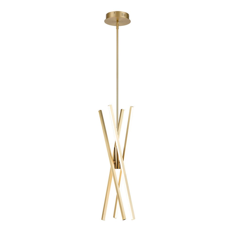 Sifulix LED Minimalist Sputnik Metal Chandelier - Lamp Copper