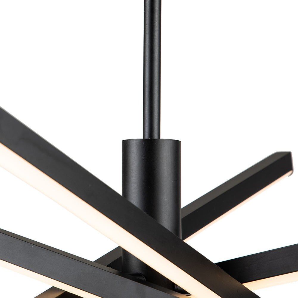 Sifulix LED Minimalist Sputnik Metal Chandelier - Lamp Copper