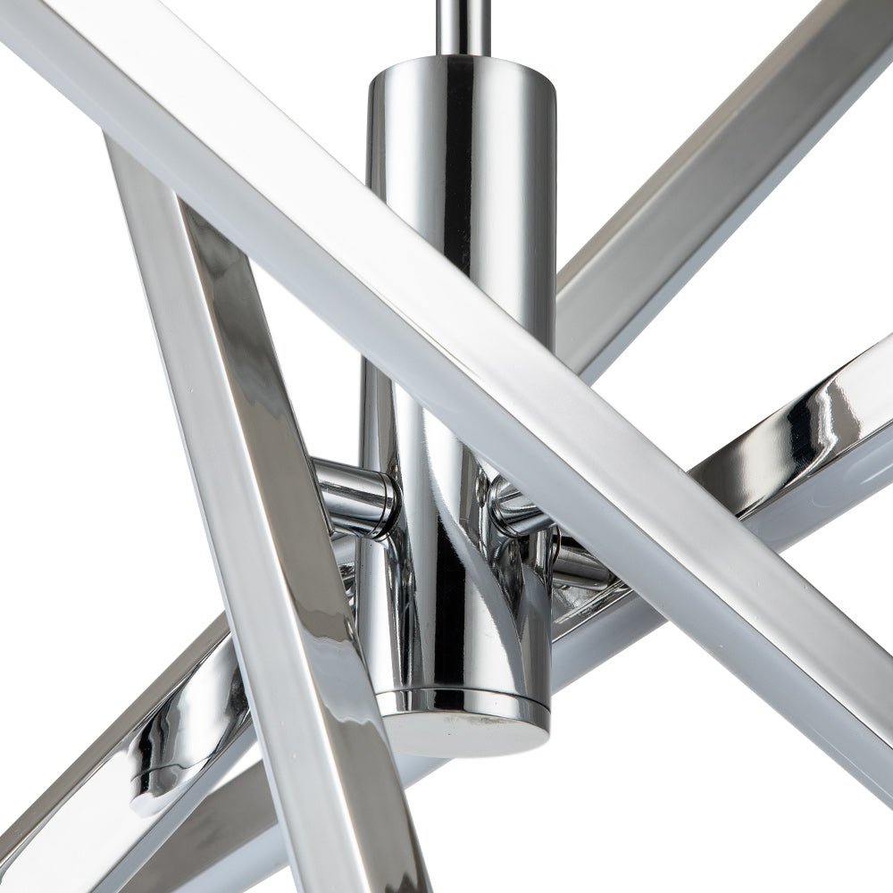 Sifulix LED Minimalist Sputnik Metal Chandelier - Lamp Copper