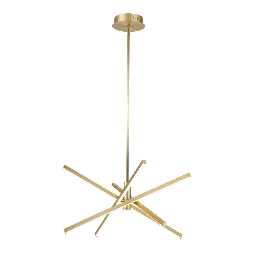 Sifulix LED Minimalist Sputnik Metal Chandelier - Lamp Copper