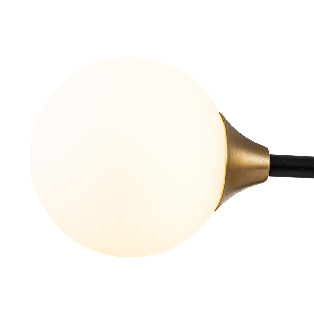 Xenuli Minimalist Opal Glass Pendant Light - Lamp Copper
