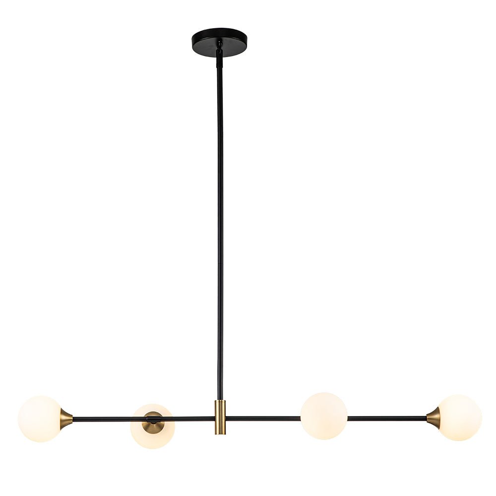 Xenuli Minimalist Opal Glass Pendant Light - Lamp Copper