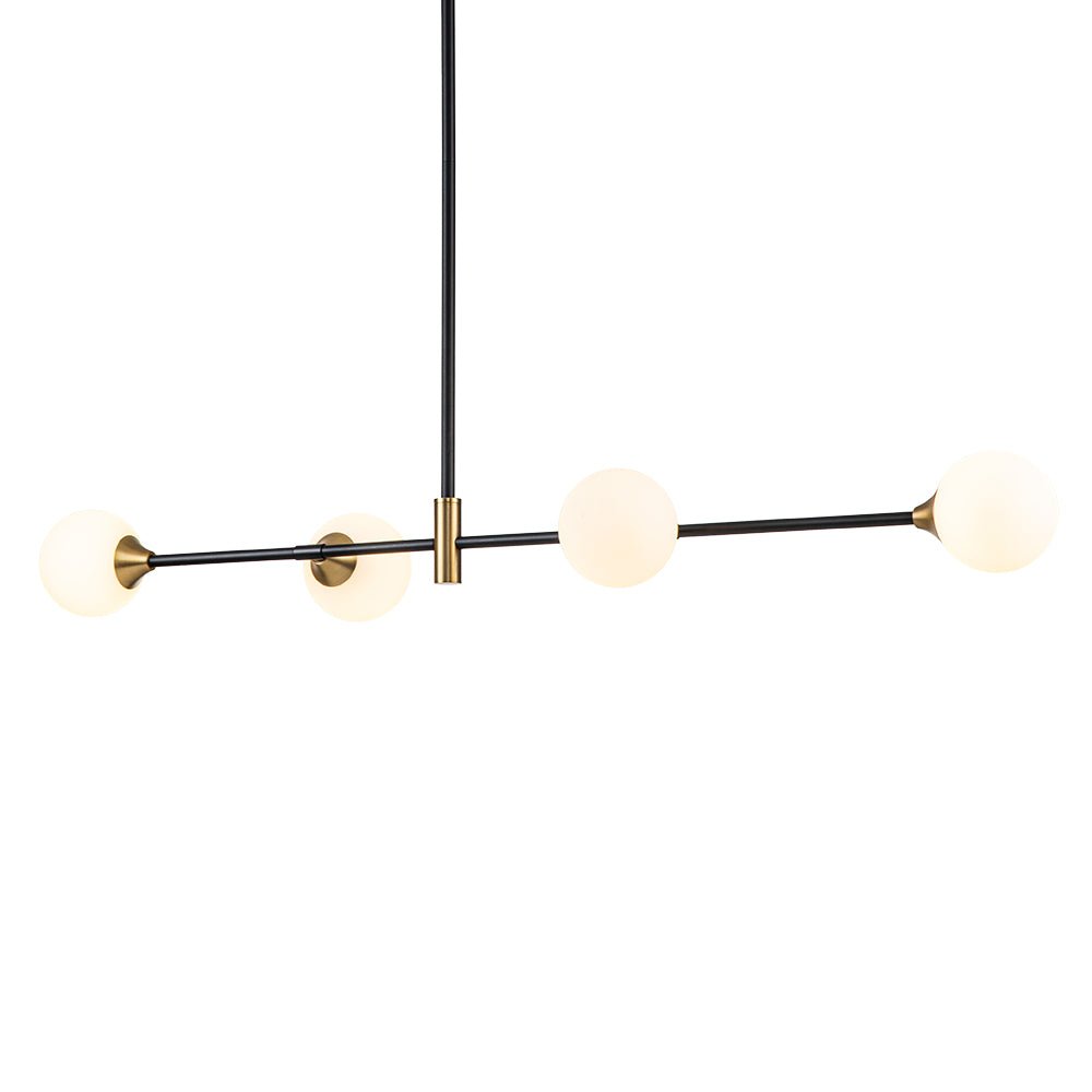 Xenuli Minimalist Opal Glass Pendant Light - Lamp Copper