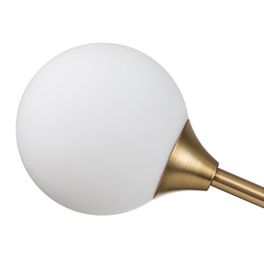 Xenuli Minimalist Opal Glass Pendant Light - Lamp Copper
