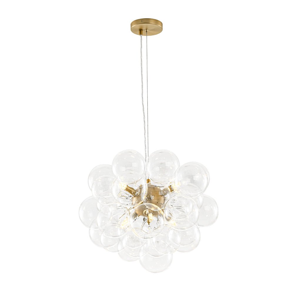 Fljotun Individual Creativity Glass Sphere Chandelier - Lamp Copper