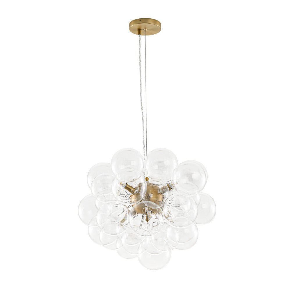 Fljotun Individual Creativity Glass Sphere Chandelier - Lamp Copper