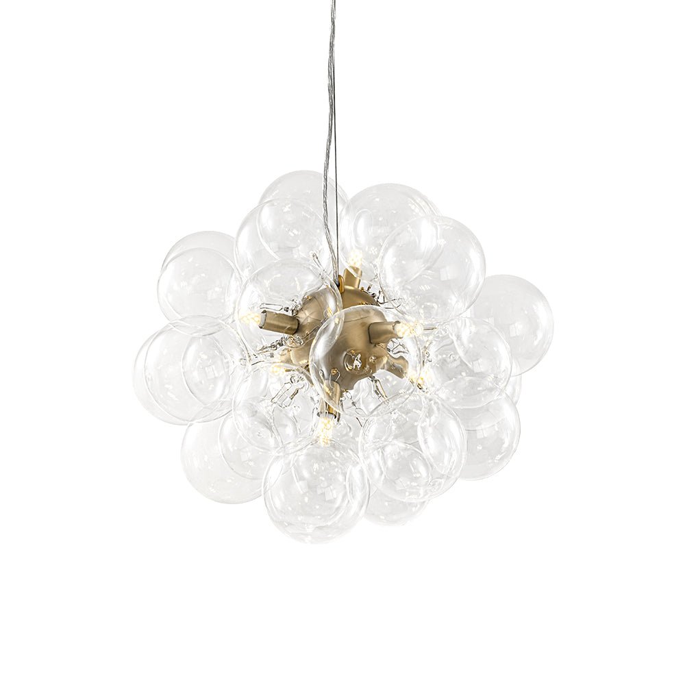 Fljotun Individual Creativity Glass Sphere Chandelier - Lamp Copper