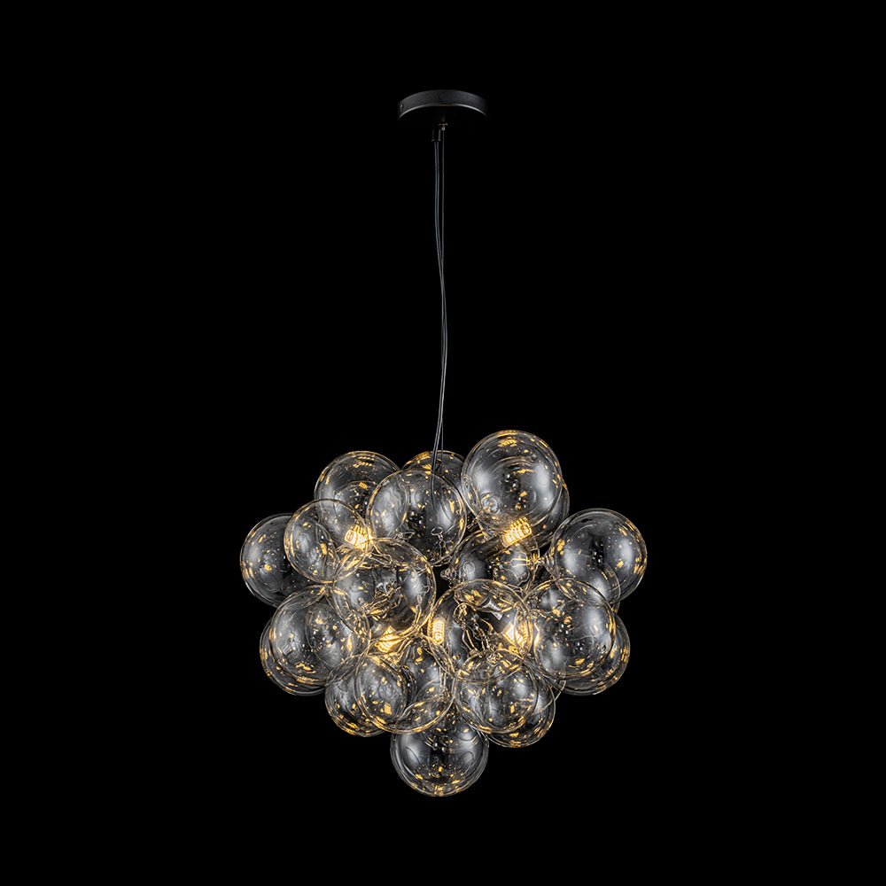 Fljotun Individual Creativity Glass Sphere Chandelier - Lamp Copper