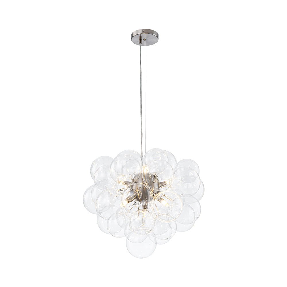 Fljotun Individual Creativity Glass Sphere Chandelier - Lamp Copper