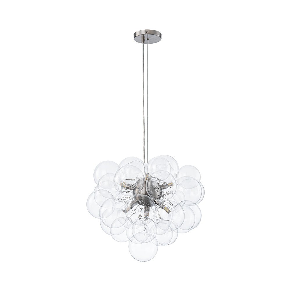Fljotun Individual Creativity Glass Sphere Chandelier - Lamp Copper
