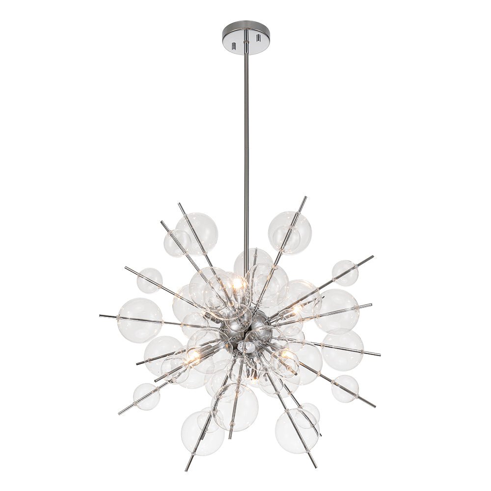 Mjolkunix Globe Bubble Sputnik Sunburst Glass Chandelier - Lamp Copper