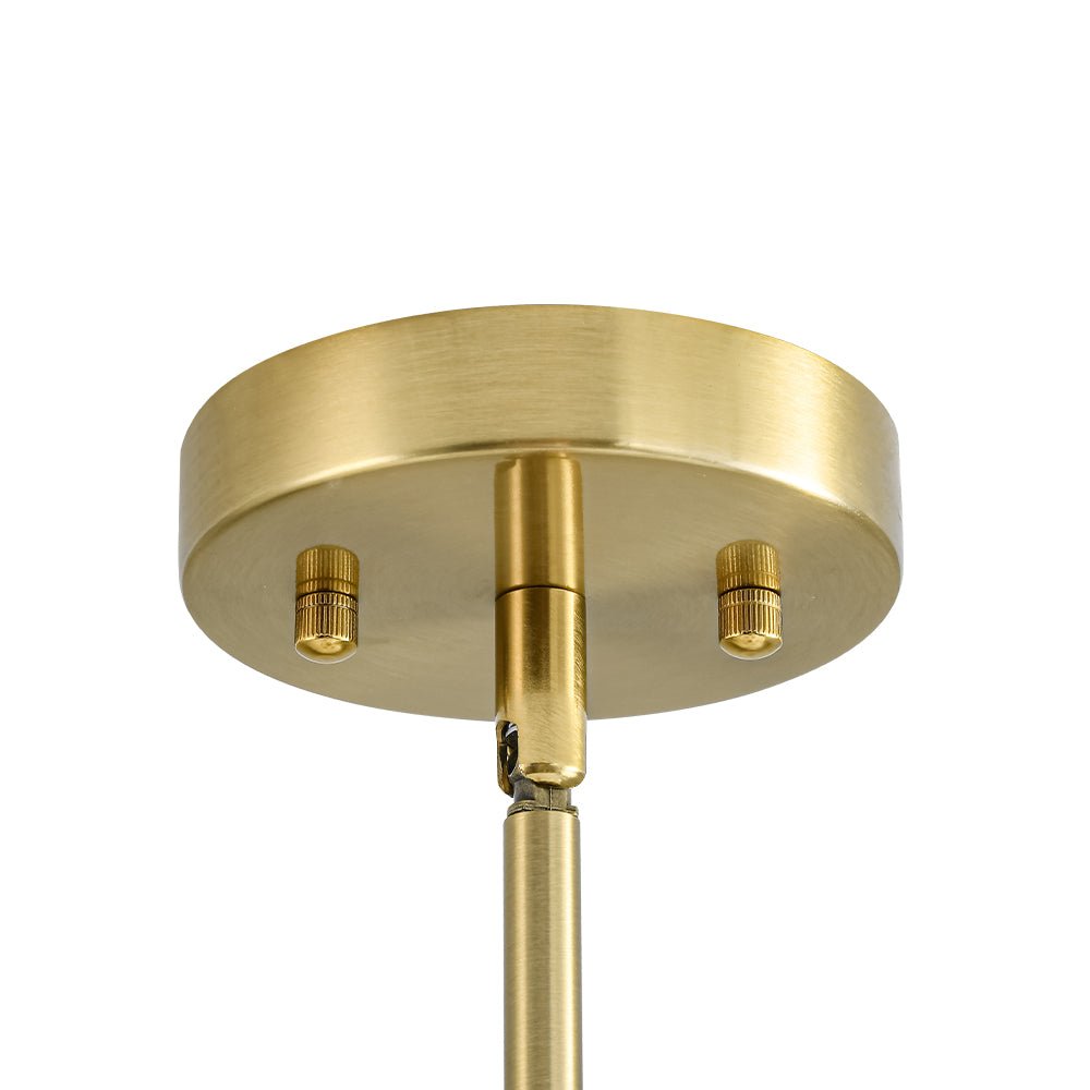 Silfur Modern Sputnik Opal Glass Chandelier - Lamp Copper