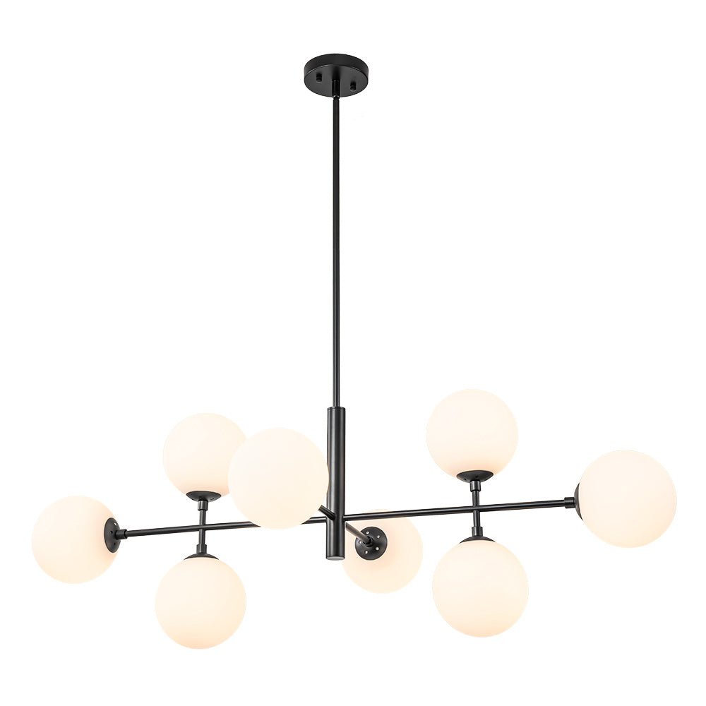 Glorioso Linear Glass Chandelier - Lamp Copper