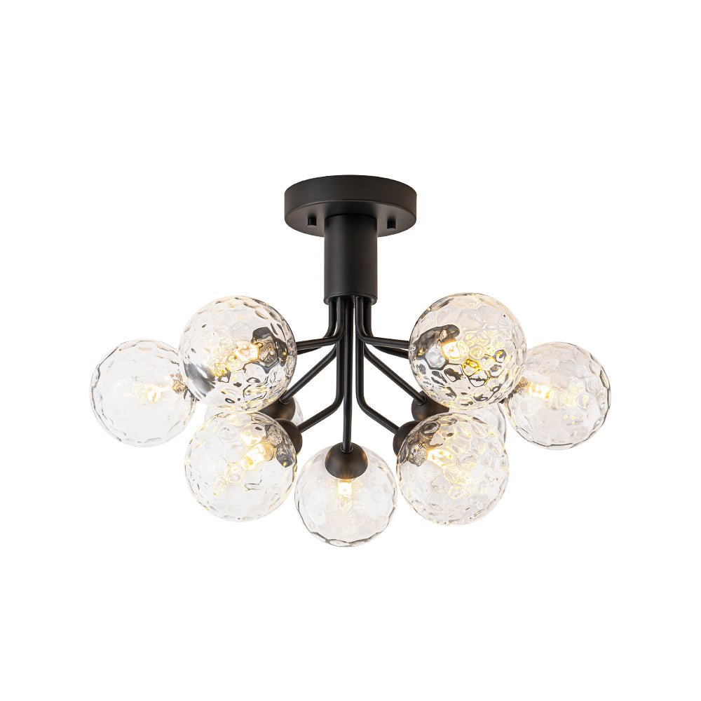 Waegnend Bloom Water Tiered Sputnik Glass Ceiling Light - Lamp Copper