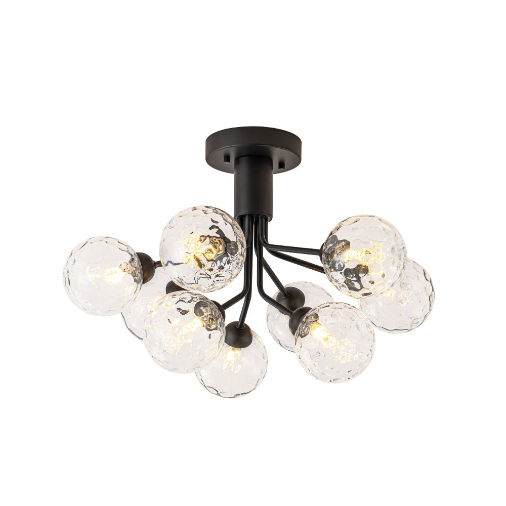 Waegnend Bloom Water Tiered Sputnik Glass Ceiling Light - Lamp Copper