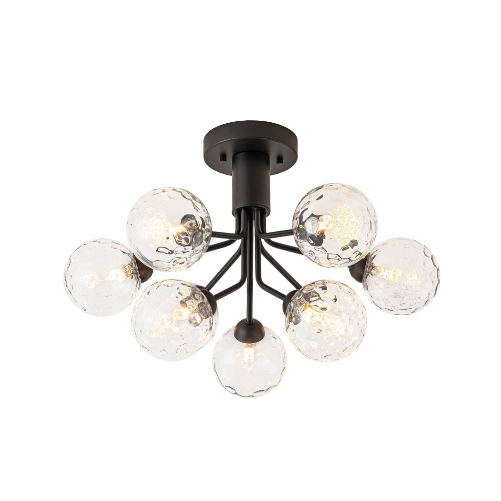Waegnend Bloom Water Tiered Sputnik Glass Ceiling Light - Lamp Copper