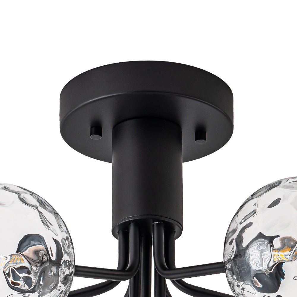 Waegnend Bloom Water Tiered Sputnik Glass Ceiling Light - Lamp Copper