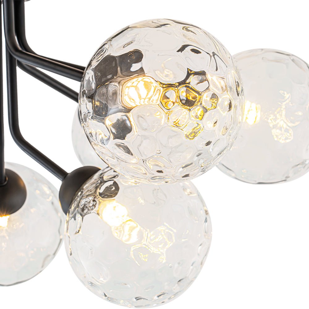 Waegnend Bloom Water Tiered Sputnik Glass Ceiling Light - Lamp Copper