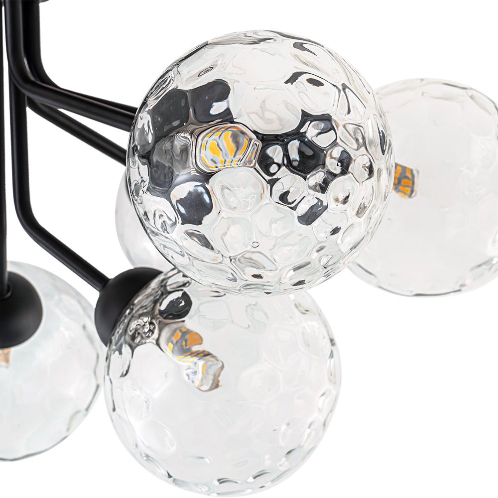 Waegnend Bloom Water Tiered Sputnik Glass Ceiling Light - Lamp Copper