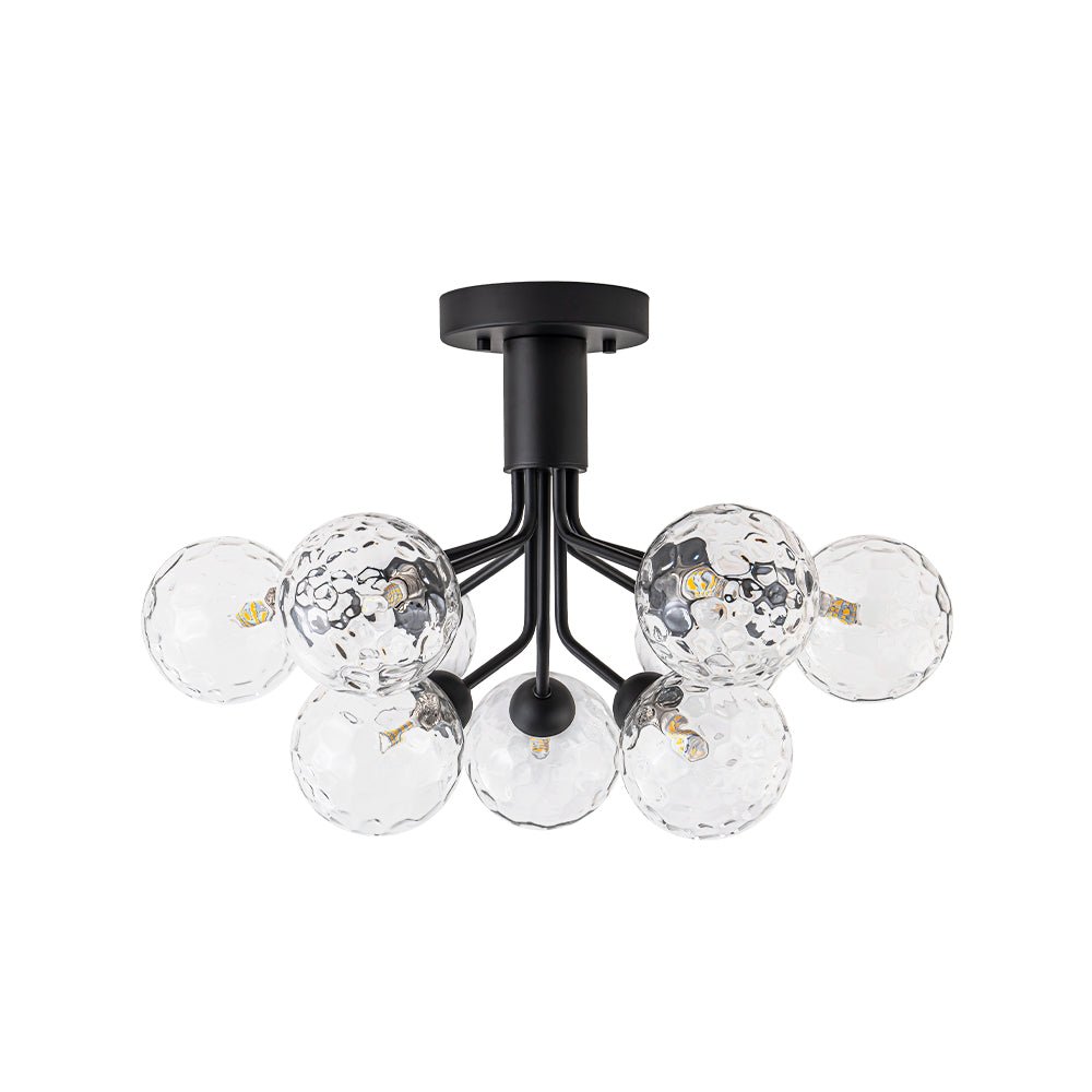 Waegnend Bloom Water Tiered Sputnik Glass Ceiling Light - Lamp Copper