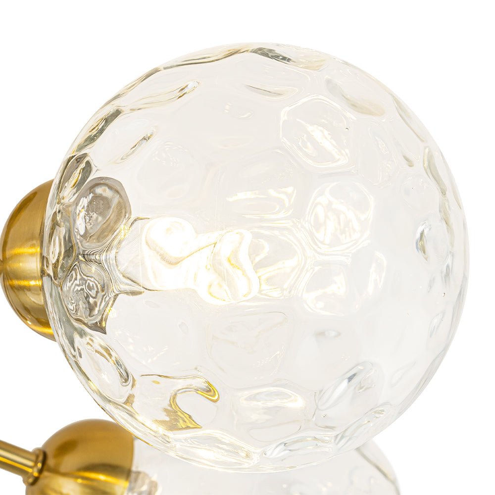 Waegnend Bloom Water Tiered Sputnik Glass Ceiling Light - Lamp Copper