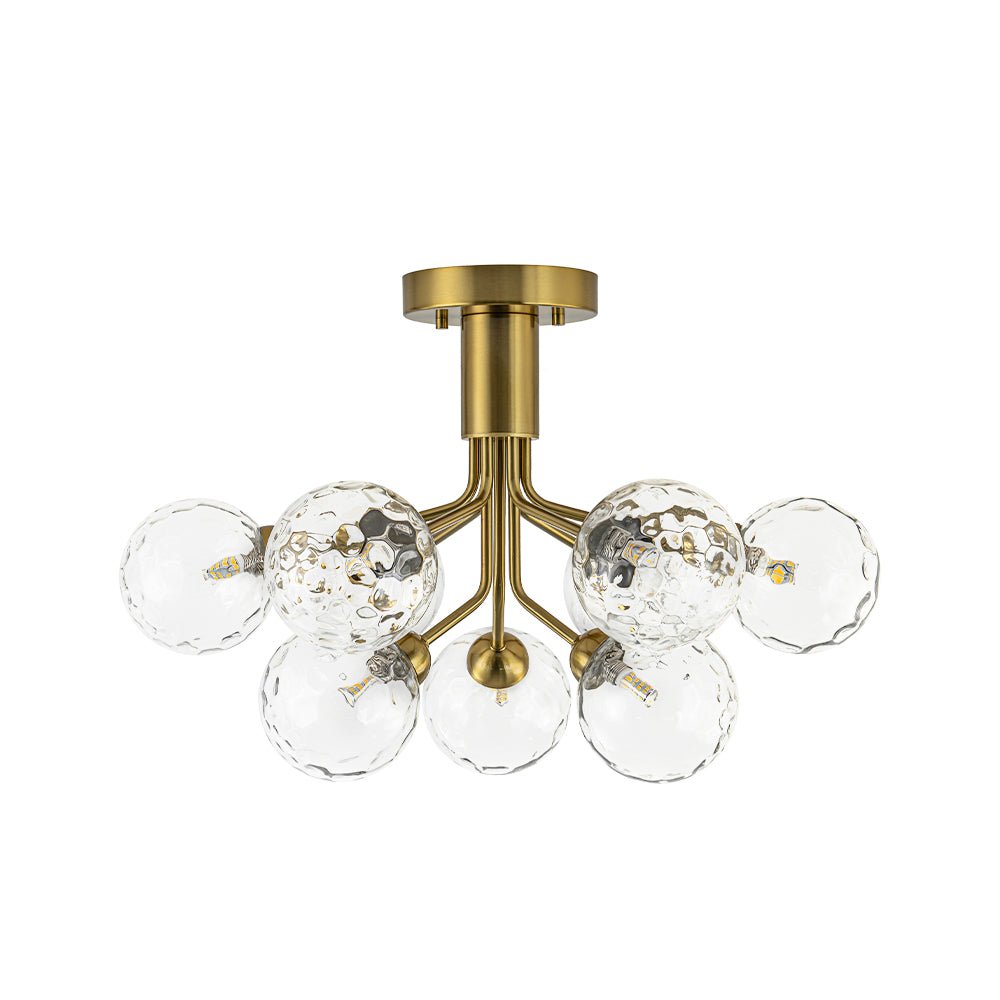 Waegnend Bloom Water Tiered Sputnik Glass Ceiling Light - Lamp Copper