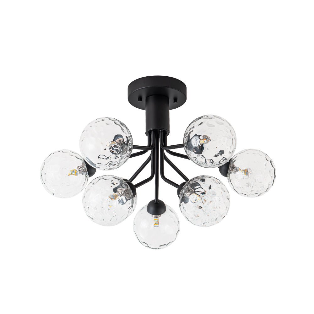 Waegnend Bloom Water Tiered Sputnik Glass Ceiling Light - Lamp Copper