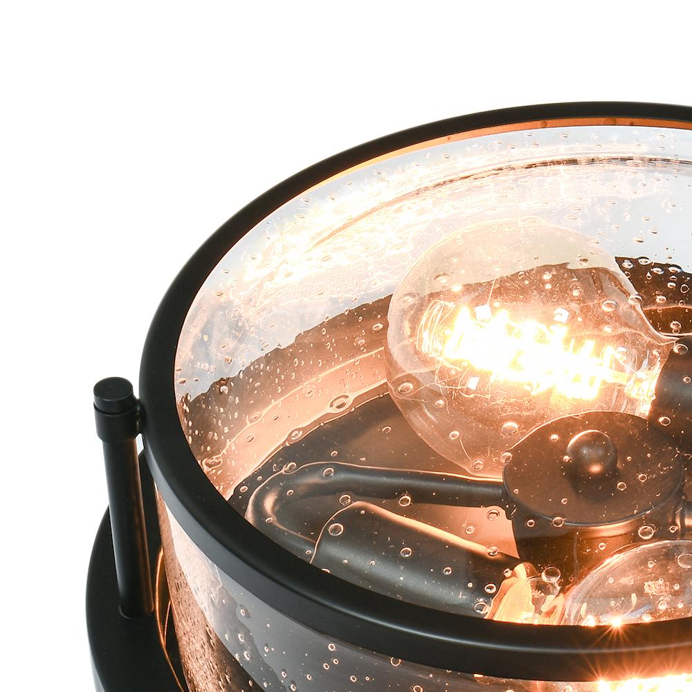 Auran Modern Glass Flush Mount Ceiling Light - Lamp Copper