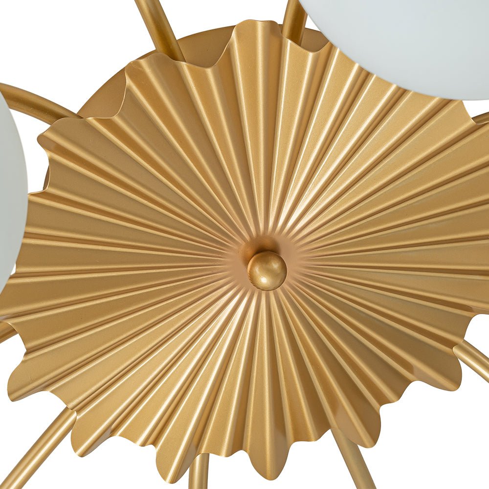 Lumina Modern Glass Chandelier - Lamp Copper