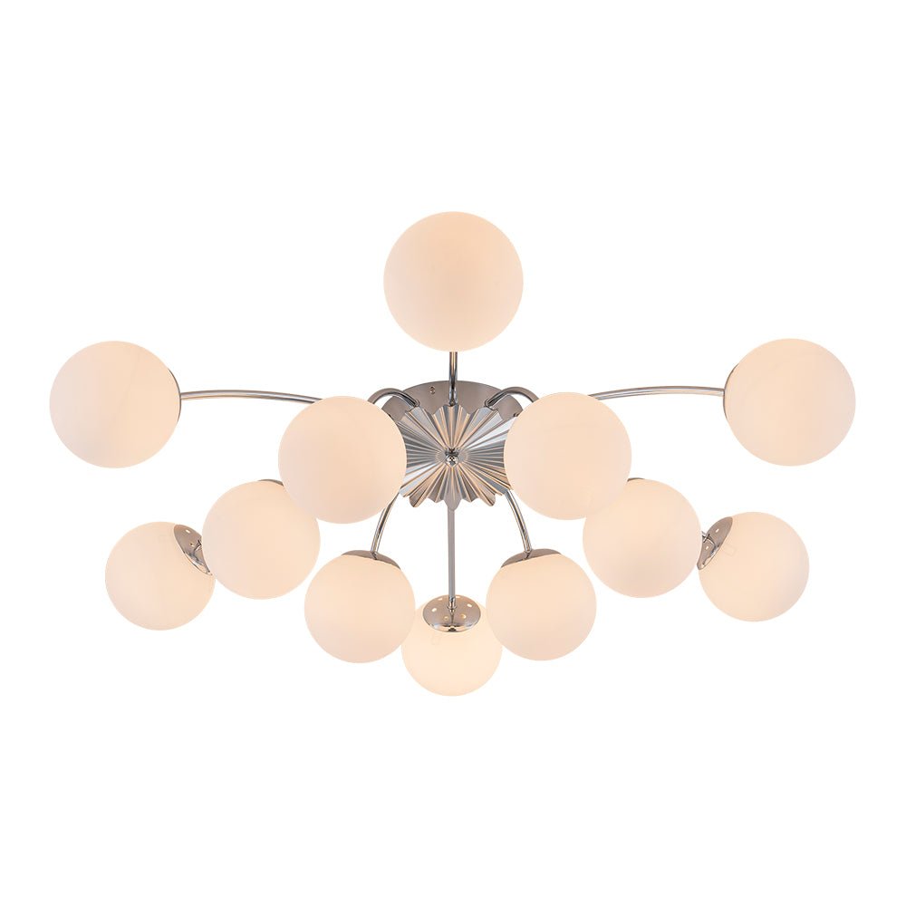 Lumina Modern Glass Chandelier - Lamp Copper
