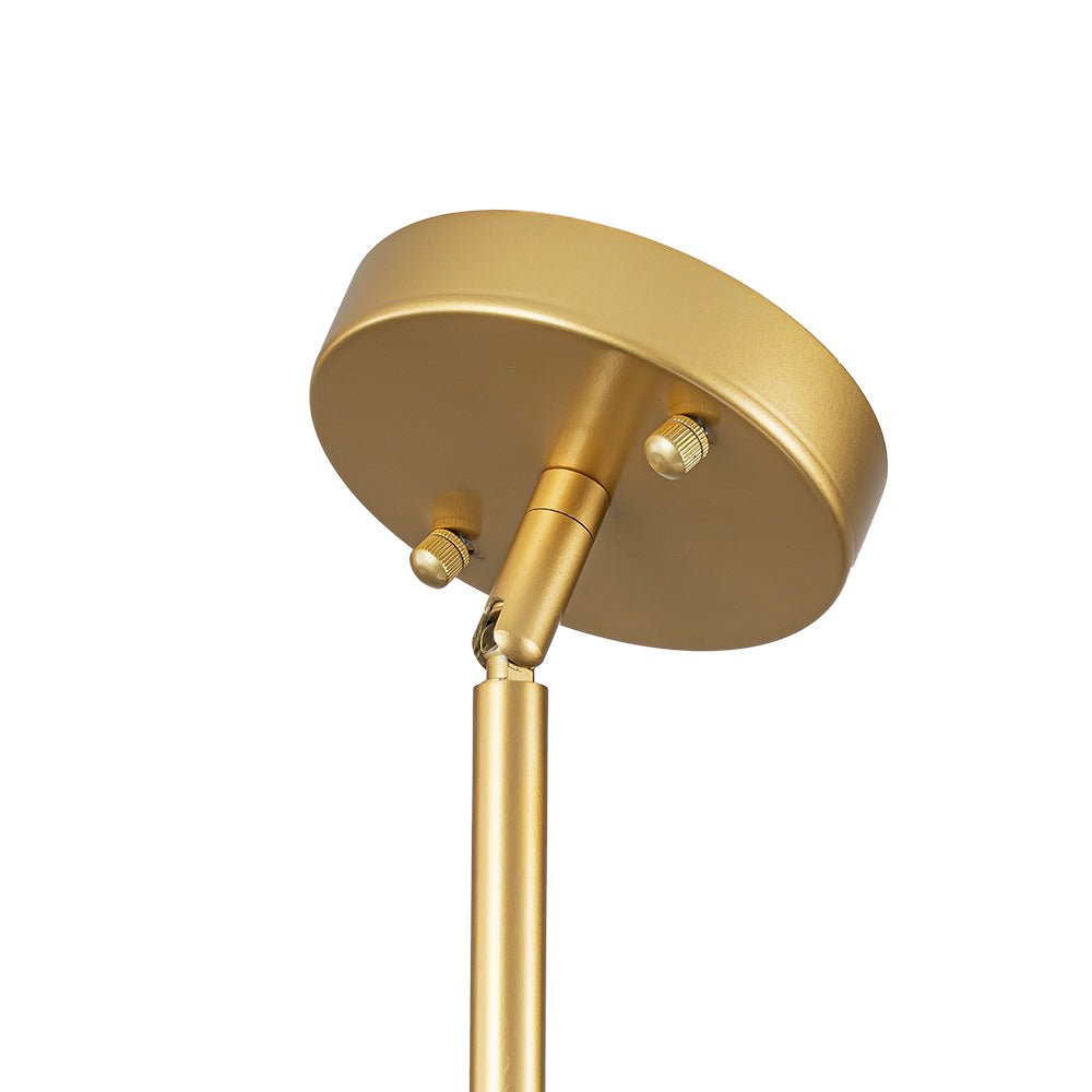 Lumina Modern Glass Chandelier - Lamp Copper