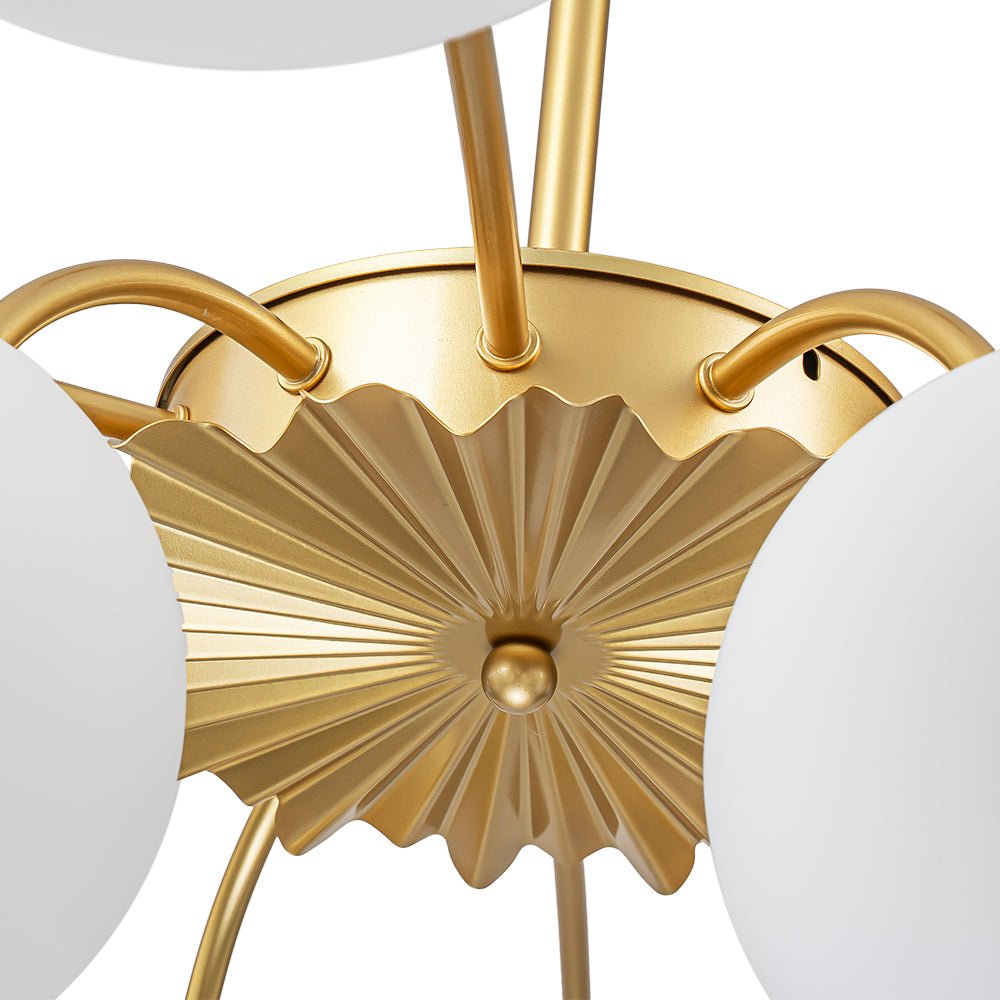 Lumina Modern Glass Chandelier - Lamp Copper